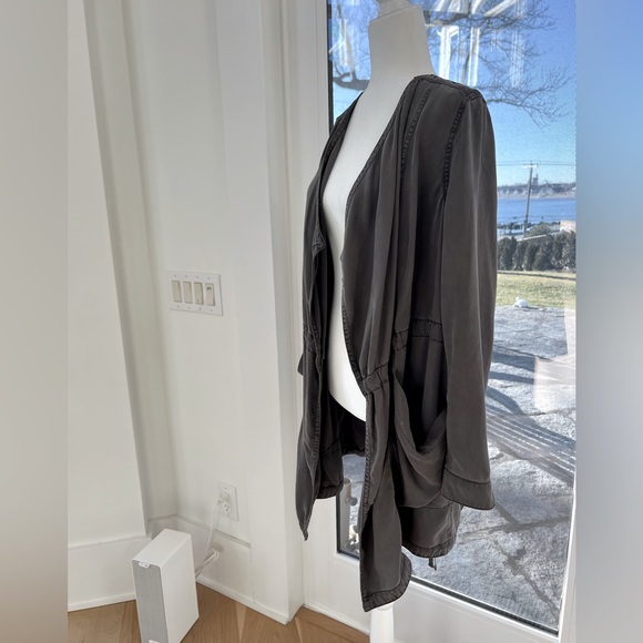 Anthropologie Hei Hei Grey Open Front Jacket - Size Small - Picture 3 of 16